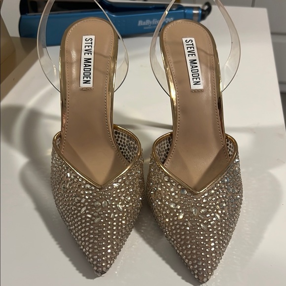 Fall/Gold Rhinestone Stilletos - Picture 1 of 6